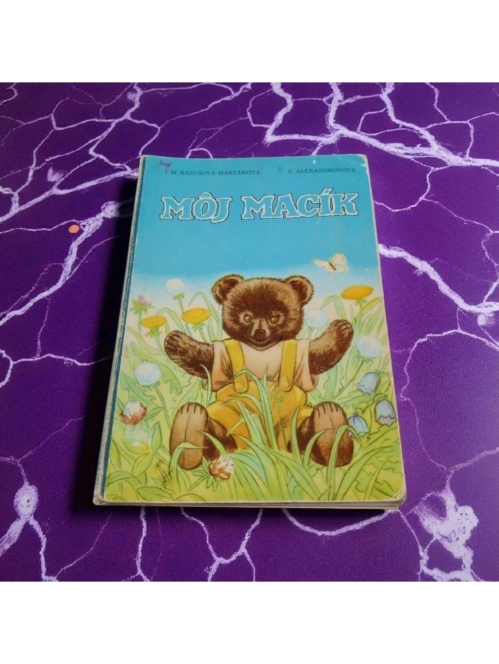 Slovakian Children's Book MÔJ MACÍK Pet Bear Story